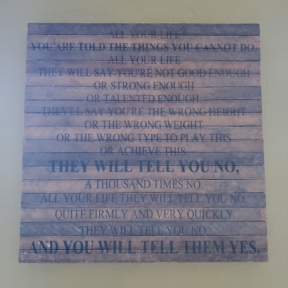 Home decor sign